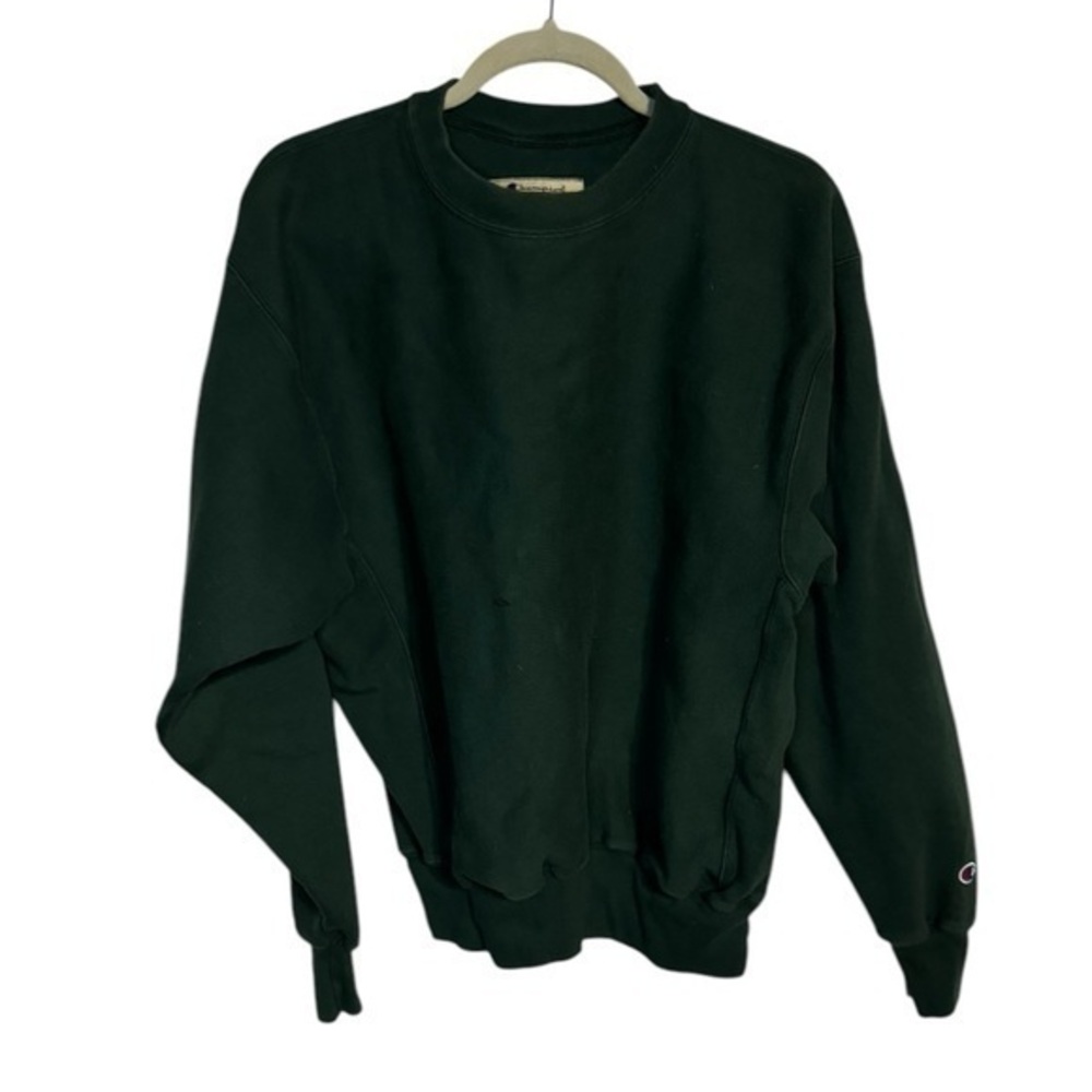 Vintage Champion Reverse Weave Hunter Green Sweatshirt Size‎ Medium